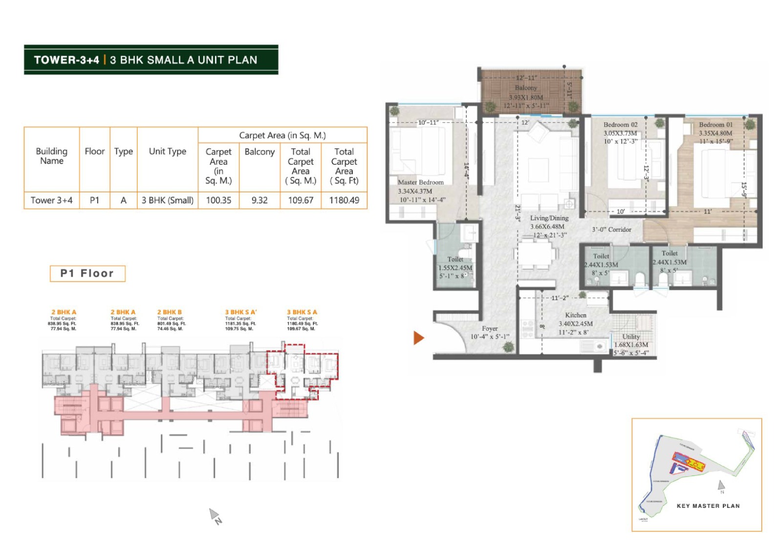 3 BHK Plan